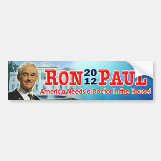 Amerika heeft een dokter nodig in het huis. bumpersticker
