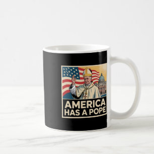 Amerika heeft een nieuwe paus koffiemok
