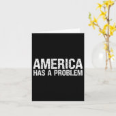 Amerika heeft een probleem kaart (Gele Bloem)
