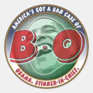 Amerika heeft een slecht Hoesje van... Ronde Sticker