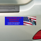 Amerika heeft een tweede onafhankelijkheidsverklar bumpersticker (Op auto)