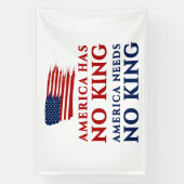Amerika heeft geen koning, Amerika heeft geen koni Spandoek (Verticaal)