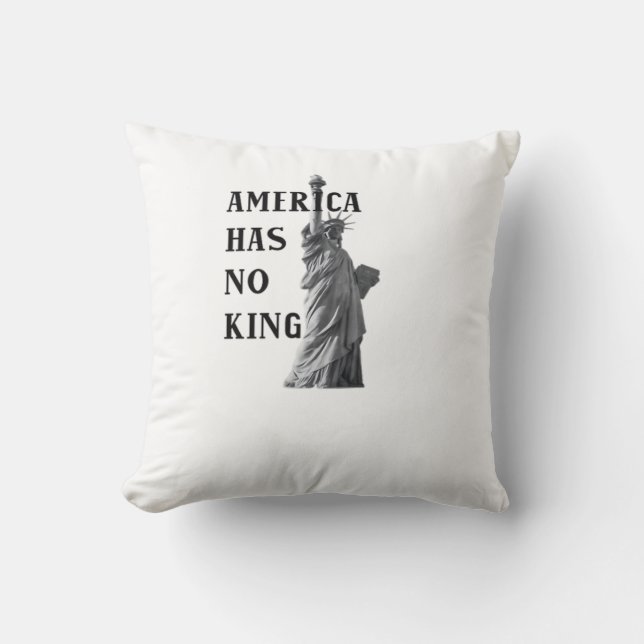 Amerika Heeft Geen Koning Klassieker Kussen (Voorkant)
