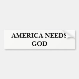 Amerika heeft God nodig Bumpersticker