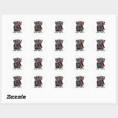 Amerika heeft het sinds 1776 vermoord ronde sticker (Vel)