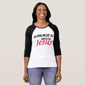 Amerika heeft JESUS T-Shirt nodig (Voorkant volledig)