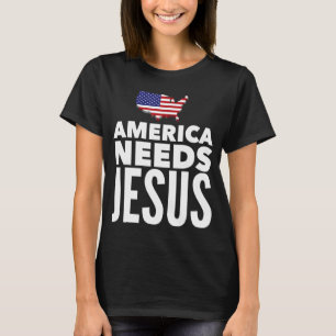 Amerika heeft Jezus Christelijke Salvatie Gospel B T-shirt