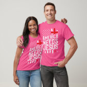 Amerika heeft Jezus nodig T-shirt (Unisex)