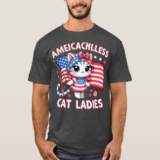 Amerika heeft kinderloze kattendames nodig t-shirt