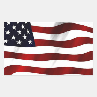 Amerika heeft momenteel een vetorecht in Amerika Rechthoekige Sticker