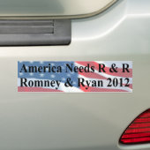 Amerika heeft R en R nodig Bumpersticker (Op auto)
