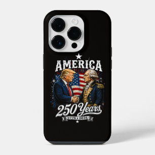Amerika Herdenking 250e Trump Washington iPhone 14 Plus Hoesje