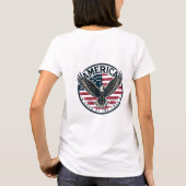 Amerika Het land van het gratis T-shirt (Achterkant)