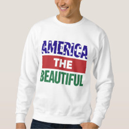 Amerika Het Mooi Topografische Kaart Trui
