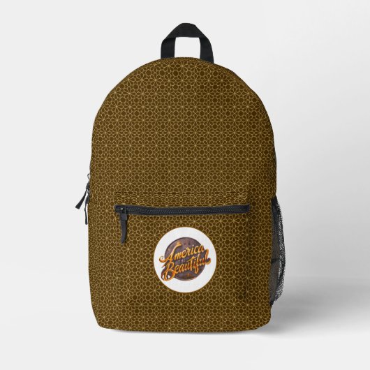 Amerika het mooie bedrukte rugzak (Voorkant)