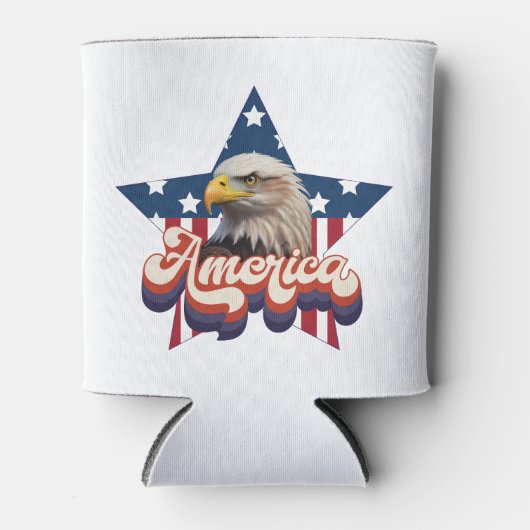 Amerika het mooie blikjeskoeler (Voorkant)