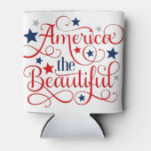 Amerika het mooie blikjeskoeler (Voorkant)