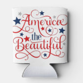 Amerika het mooie blikjeskoeler (Achterkant)