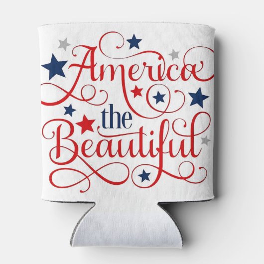 Amerika het mooie blikjeskoeler (Achterkant)