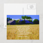 Amerika het mooie briefkaart (Voorkant / Achterkant)
