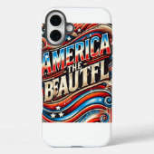 Amerika het mooie Case-Mate iPhone case (Achterkant)