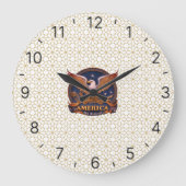 Amerika het mooie grote klok (Voorkant)