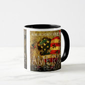 Amerika het mooie - Mok (Voorkant rechts)