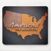Amerika het mooie muismat (Voorkant)