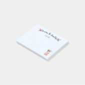 Amerika het mooie patriotticum post-it® notes (Schuin)