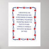 Amerika het mooie Poster (Voorkant)