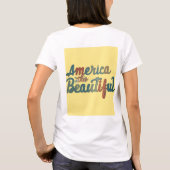 Amerika het mooie t-shirt (Achterkant)