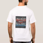 Amerika Het mooie T-shirt (Achterkant)
