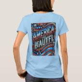 Amerika het mooie t-shirt (Achterkant)
