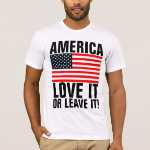 AMERIKA HOEFT ERVAN OF VERLAAT HET! T-shirts