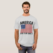 AMERIKA HOEFT ERVAN OF VERLAAT IT T-Shirts (Voorkant volledig)