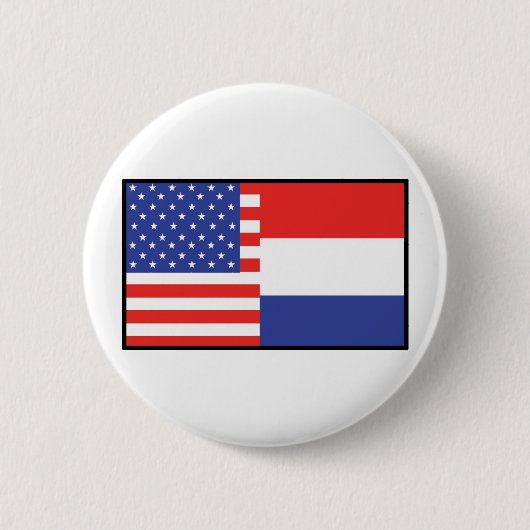Amerika Holland Ronde Button 5,7 Cm (Voorkant)