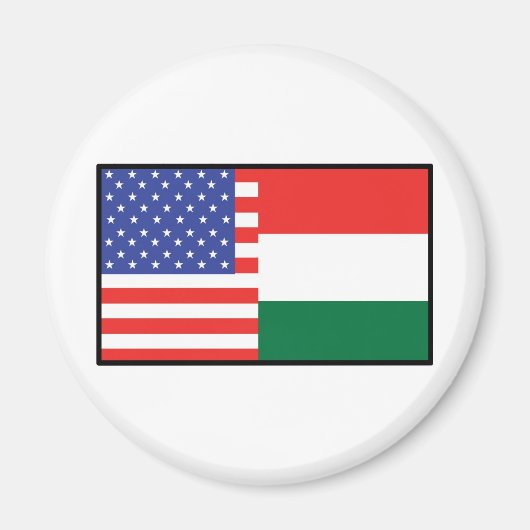Amerika Hongarije Magneet (Voorkant)