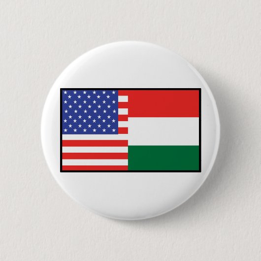 Amerika Hongarije Ronde Button 5,7 Cm (Voorkant)