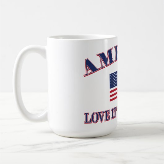Amerika: hou ervan of verlaat het koffiemok (Links)