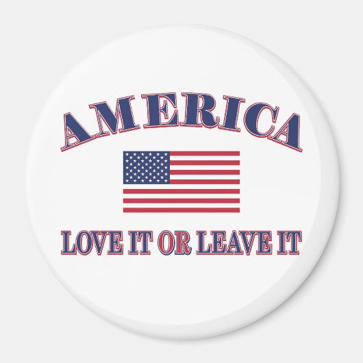 Amerika: hou het of laat het magneet (Voorkant)