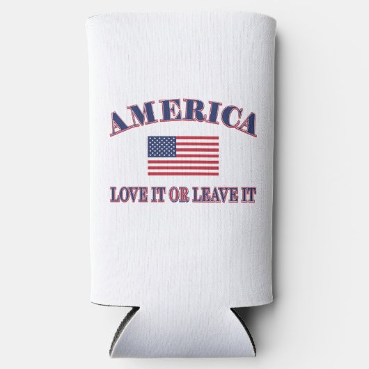 Amerika: Hou het of Laat het Seltzer Blikjeskoeler (Voorkant)