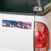 Amerika houdt er van of laat het achter bumpersticker (Op Truck)