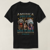 Amerika houdt ervan of geeft het terug inheemse Am T-shirt (Design voorkant)
