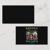 Amerika houdt ervan of geeft het terug inheemse Am Visitekaartje (Voorkant / Achterkant)