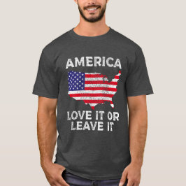Amerika houdt ervan of laat het, Pro Amerika  T-shirt