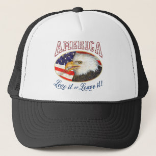 Amerika houdt van het of laat het achter (in nood) trucker pet