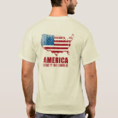 Amerika. Ik hou ervan of laat het. Faded.png T-shirt (Achterkant)