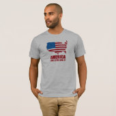Amerika. Ik hou ervan of laat het. T-shirt (Voorkant volledig)