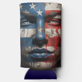 Amerika in elke slok seltzer blikjeskoeler (Achterkant)
