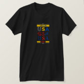 Amerika in het hart t-shirt (Design voorkant)